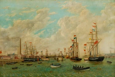 Eröffnung des Tyne-Docks, 3. März 1859